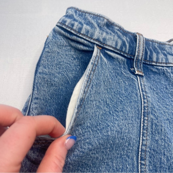 Denim Women's Shorts Abercrombie & fitch high rise cargo shorts sz 31 curve love - Picture 8 of 10